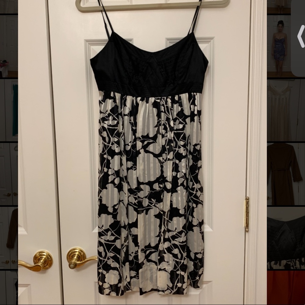 BCBG silk empire waist dress